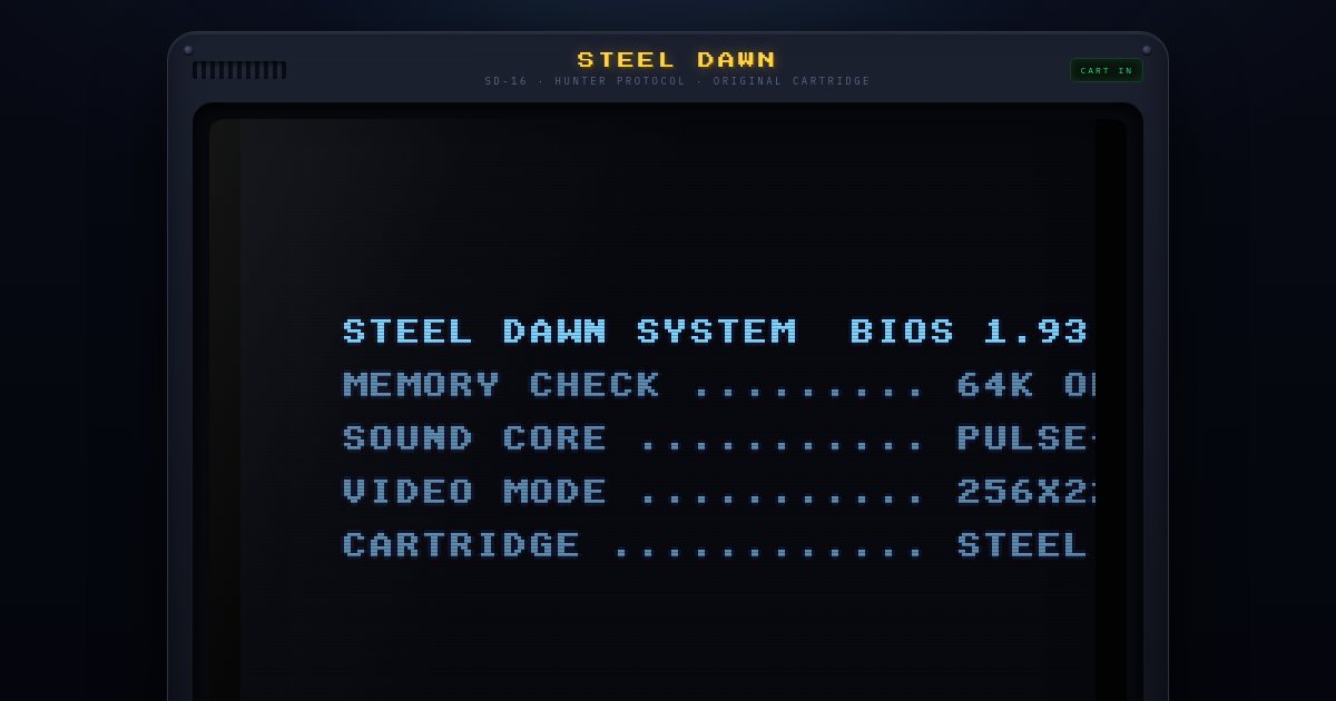 Screenshot of the Megaman demo