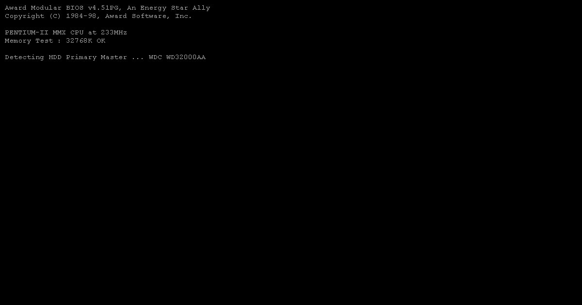 Screenshot of the Windows 98 demo